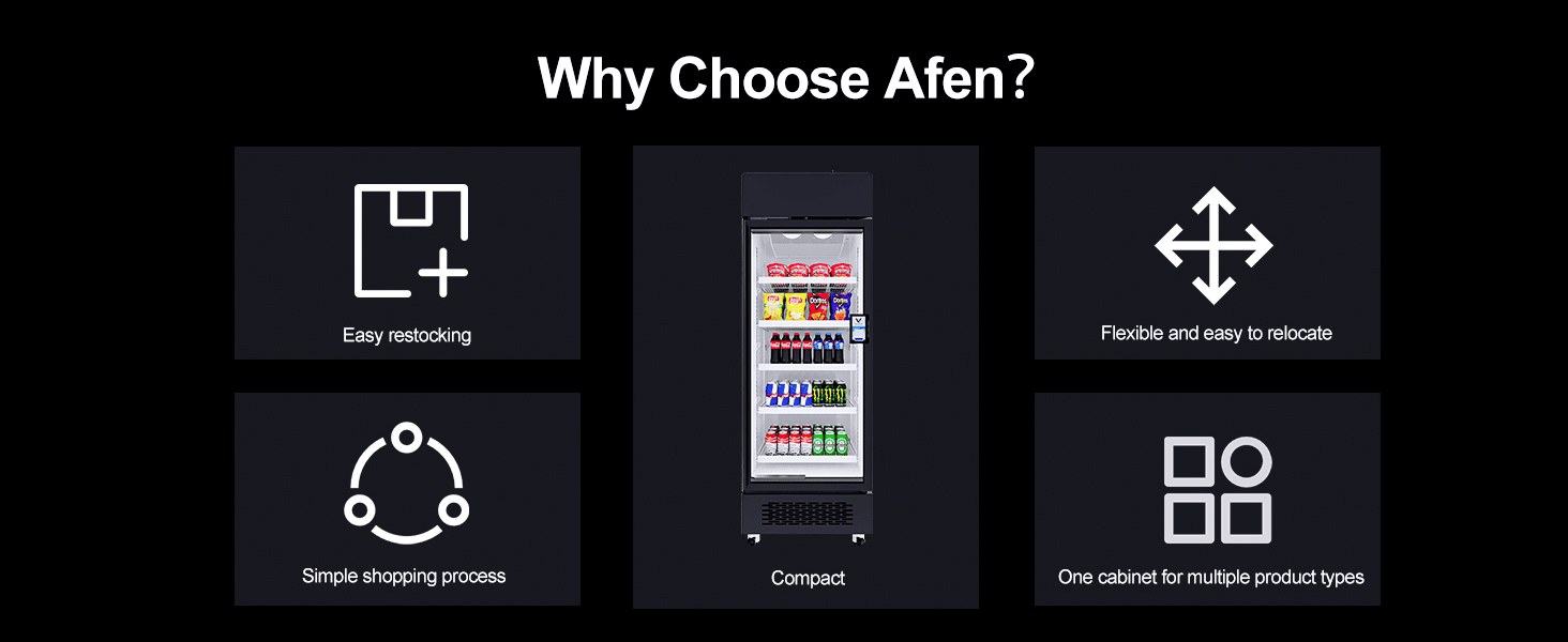 AFEN: produttore leader di distributori automatici di intelligenza artificiale con catena di fornitura globale e servizio post-vendita